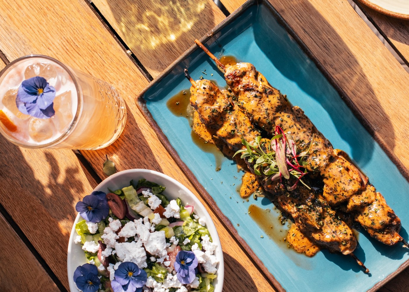 JoyJozi food and drinks served outdoors in Johannesburg